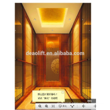 Imported Wooden-Color Steel Plat Car Wall Villa Elevator